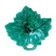 Empty-pocketed Sarreguemines vine leaf