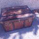 Old travel trunk , Malard trunk factory , Paris