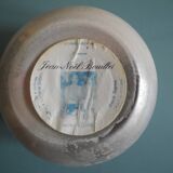 Jean-Noël Bouillet vase lacquered glass Oceania vintage decor French vase 70s