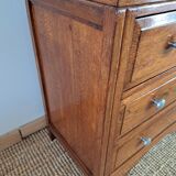 Oak chest of drawers from the 1950s