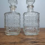 Vintage whisky decanter set