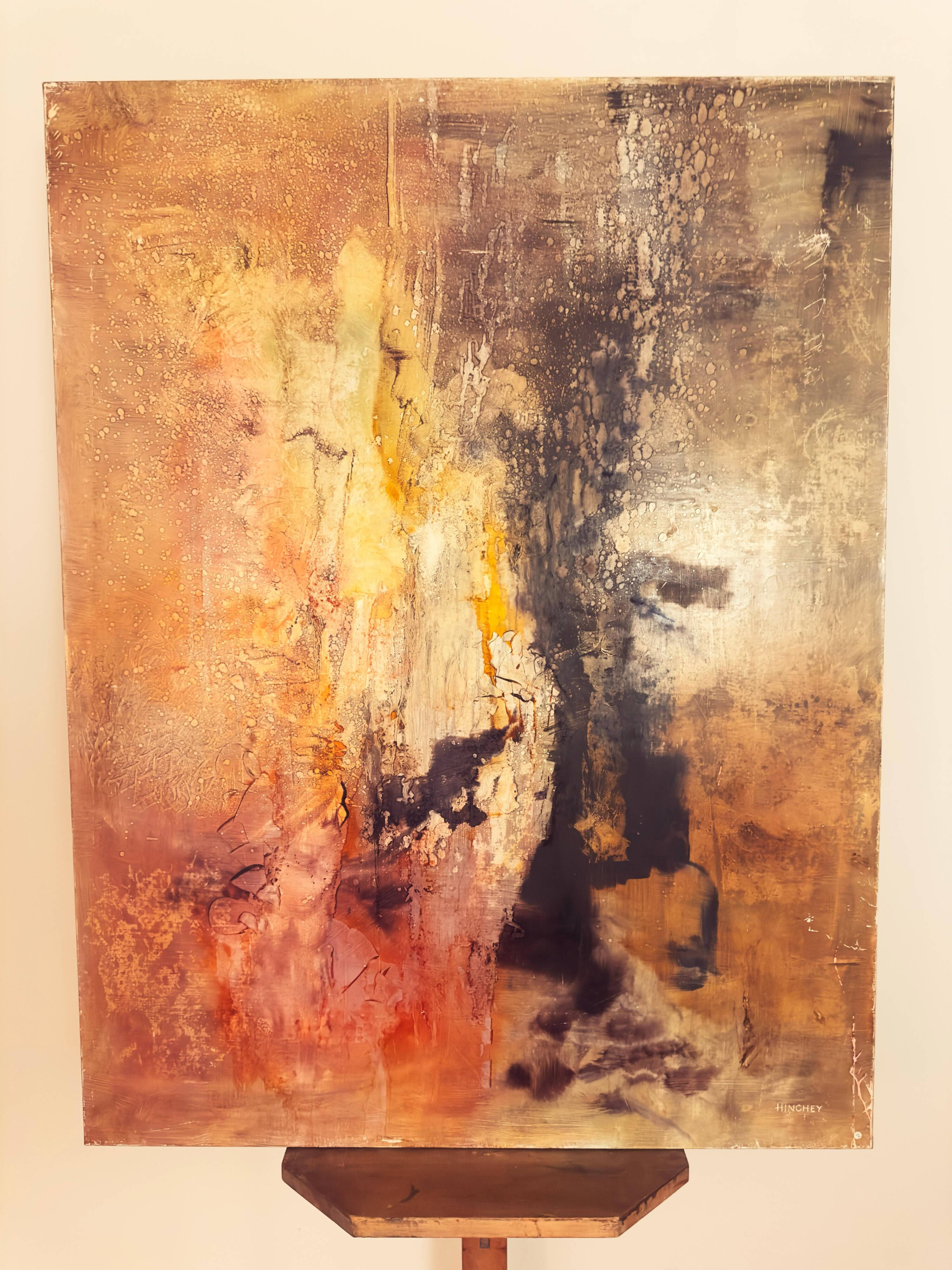 Titled “Foisonnement I”, this large-scale abstract composition by Walter Hinchey