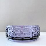 Glass bowl Taalari of Riihimäki glass Finland, scandinavian design