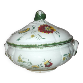 Small Sarreguemines soup tureen