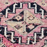 Soft Pink & Orange Rare Style Vintage Runner Rug, 91x359 Cm