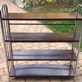 Bauhaus style metal book shelf, 1920