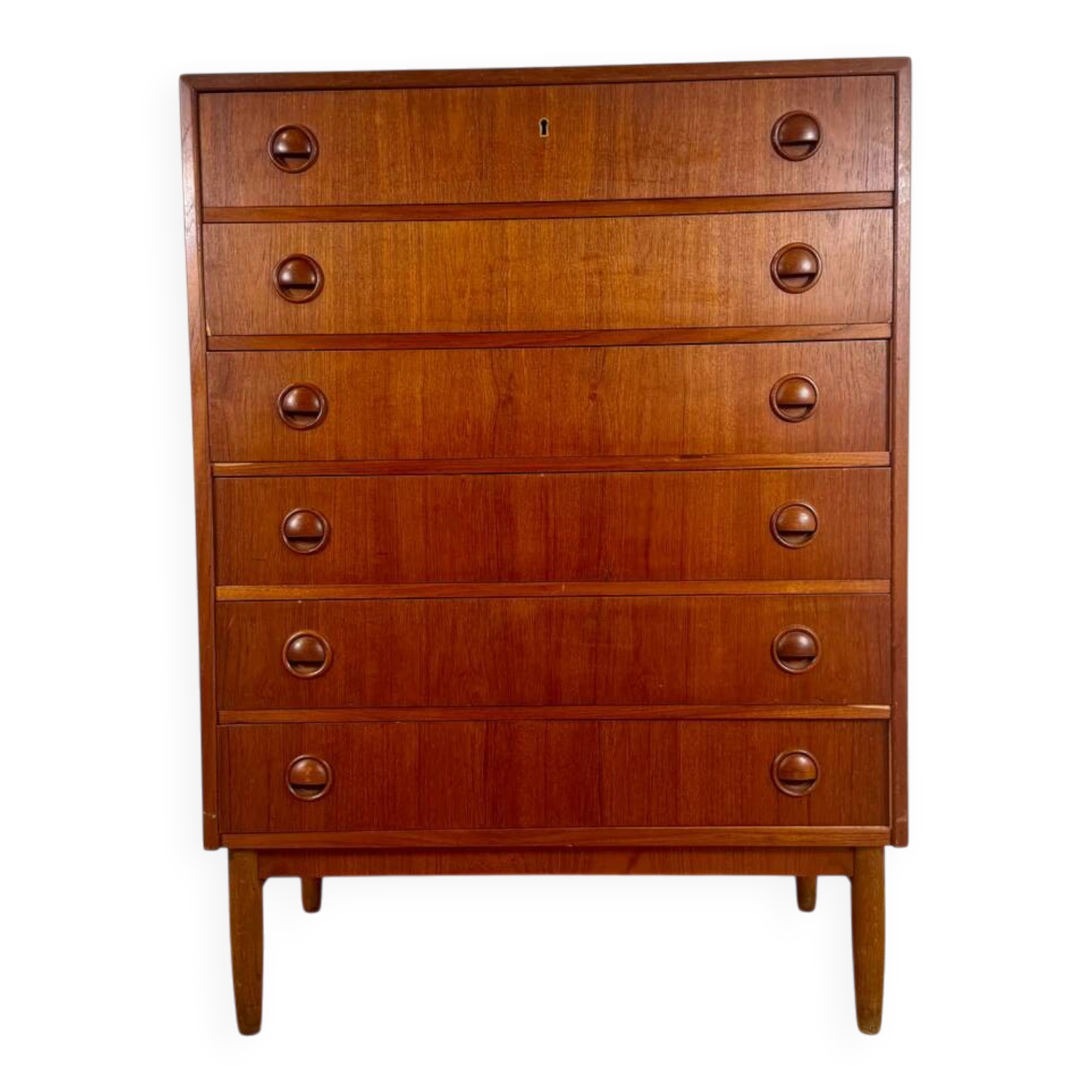Danish teak chest of drawers, 1960s