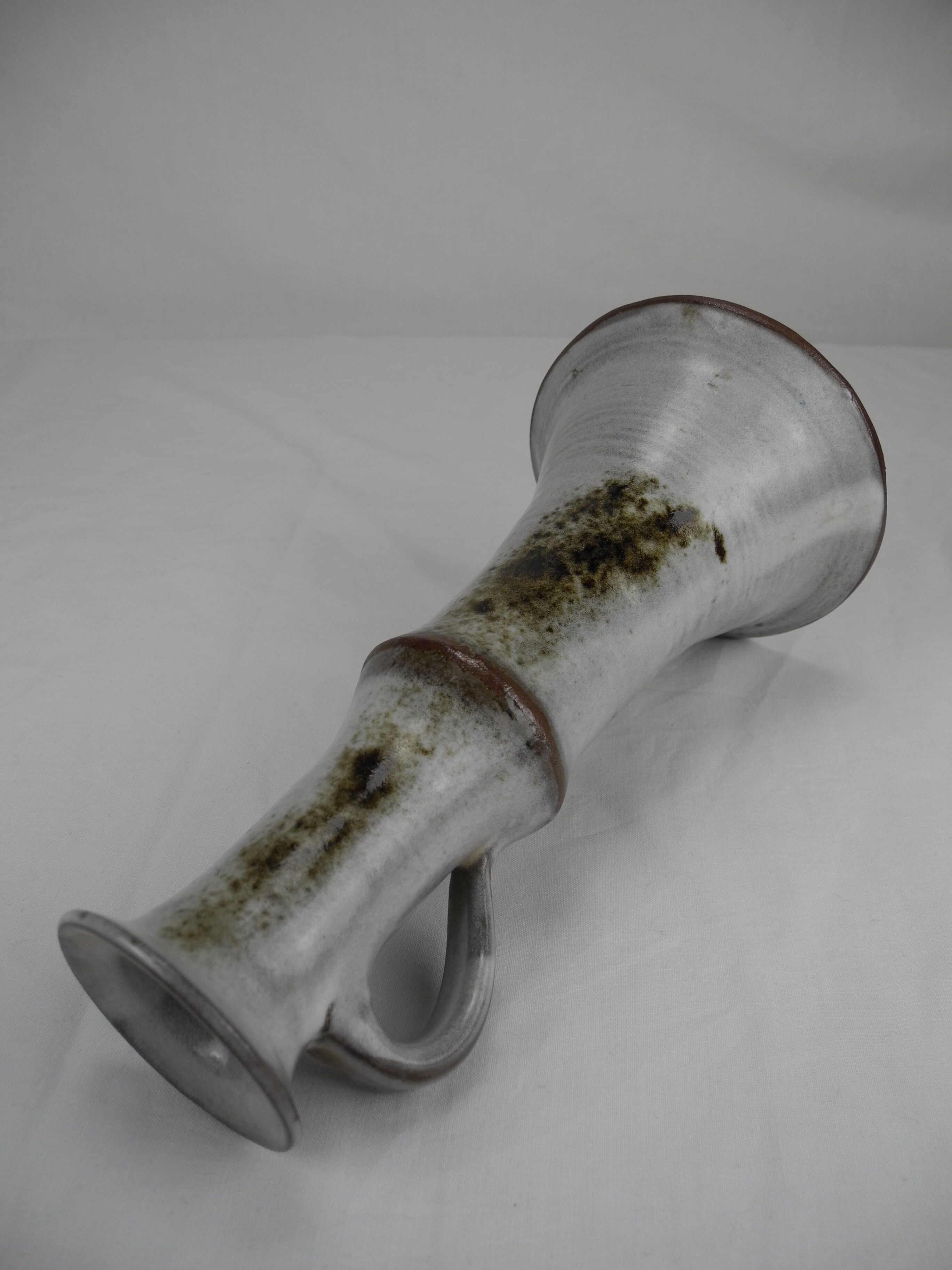 Old candlestick sandstone candlestick kerzenleuchter vintage shabby deco