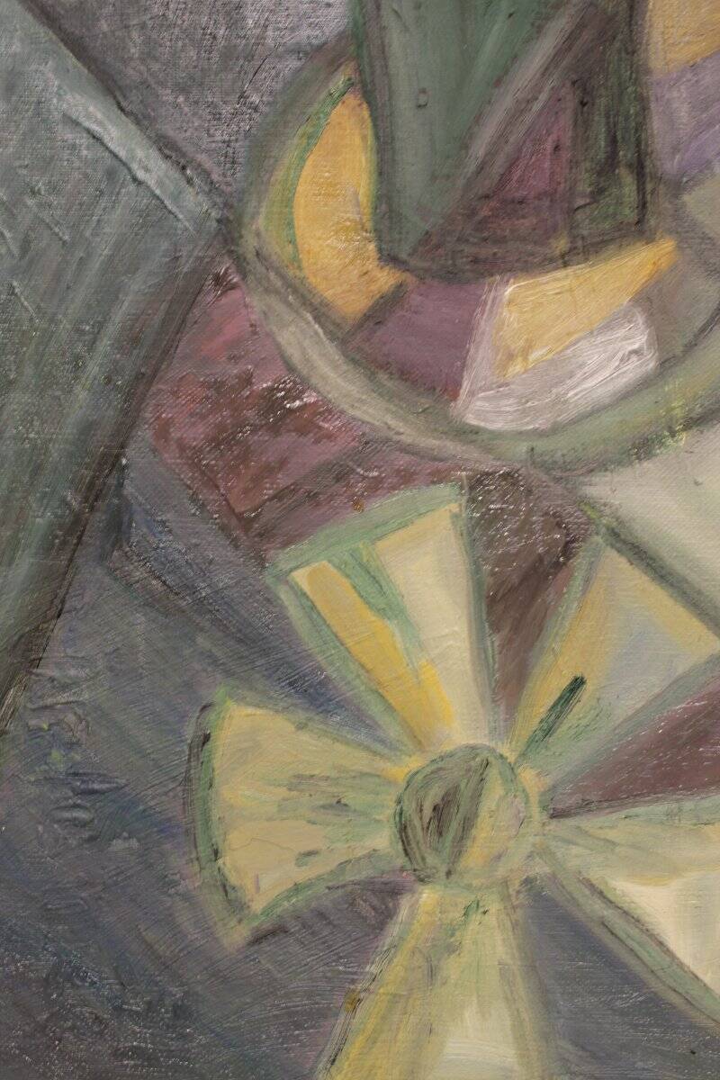Cubist Still Life with Flowers - Elisabeth Ronget