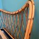 Vintage rattan bed