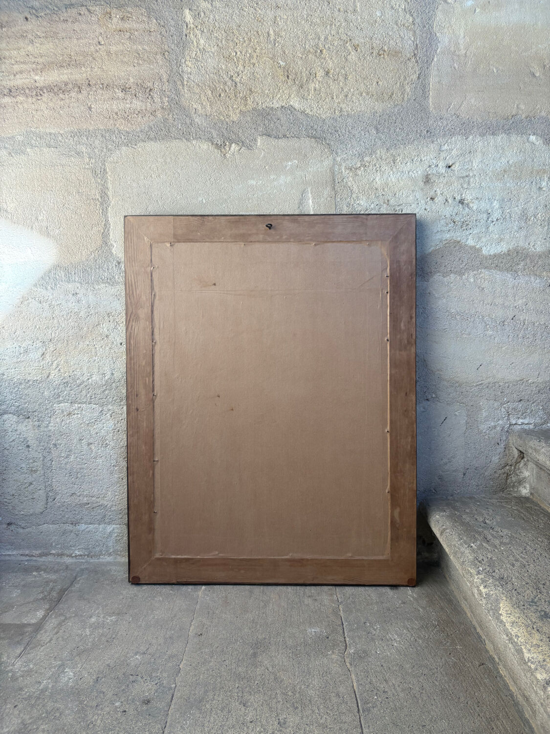 Large gilded antique mirror