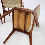1960s Johannes Andersen Dining Chairs, set of 6, Denmark