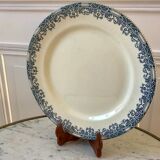 plat rond A&C Salins modèle Bourgogne fin XIXème