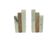Pair of bookends, Art Deco, ivory white marble, Germany, 1930s.