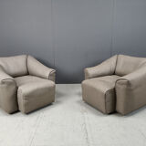 Pair of DS47 armchairs, 1970s