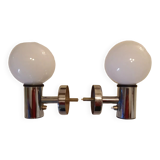 Appliques opalines et chrome