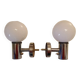 Appliques opalines et chrome
