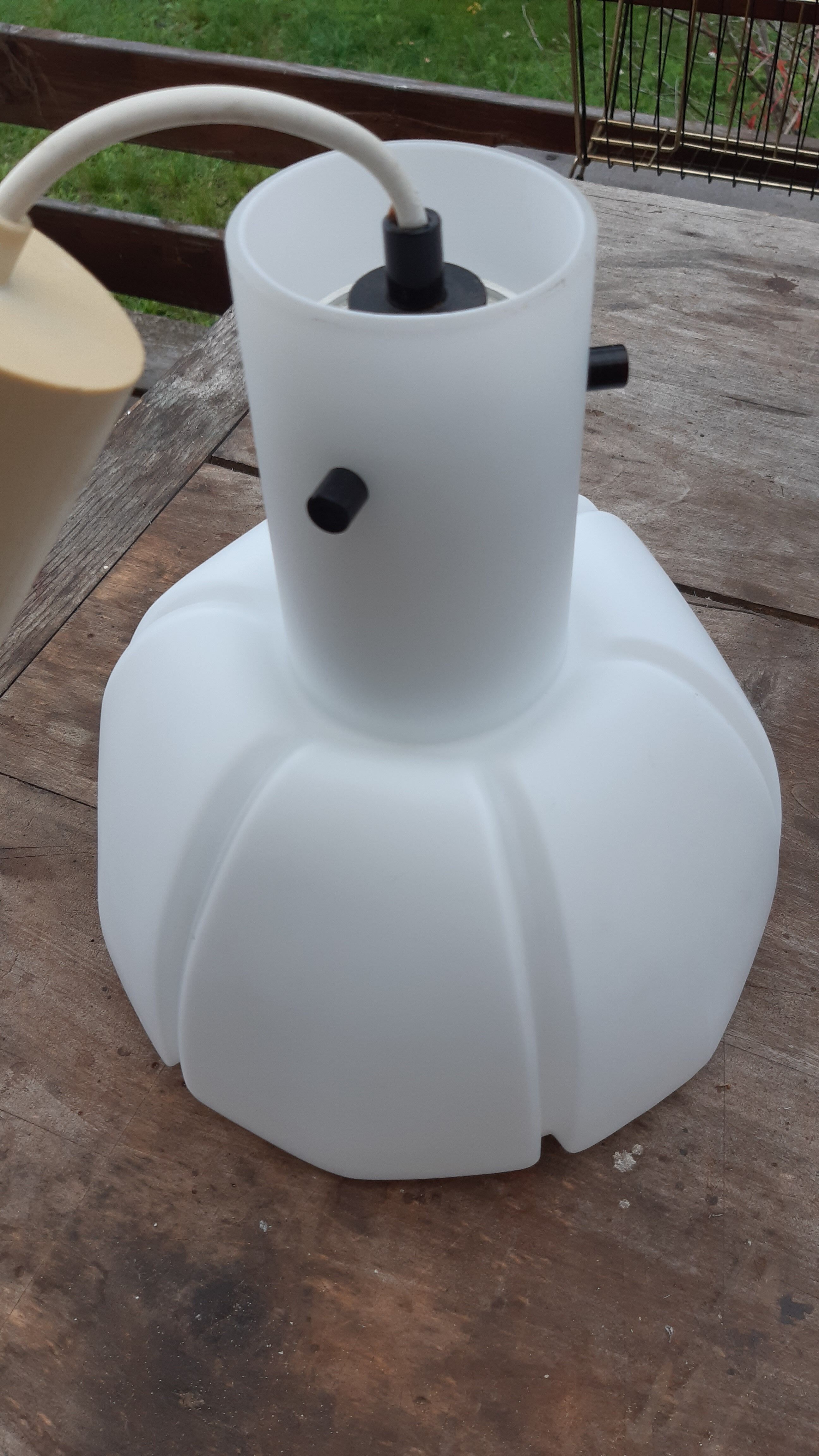 Opalescent glass hanging by Limburg