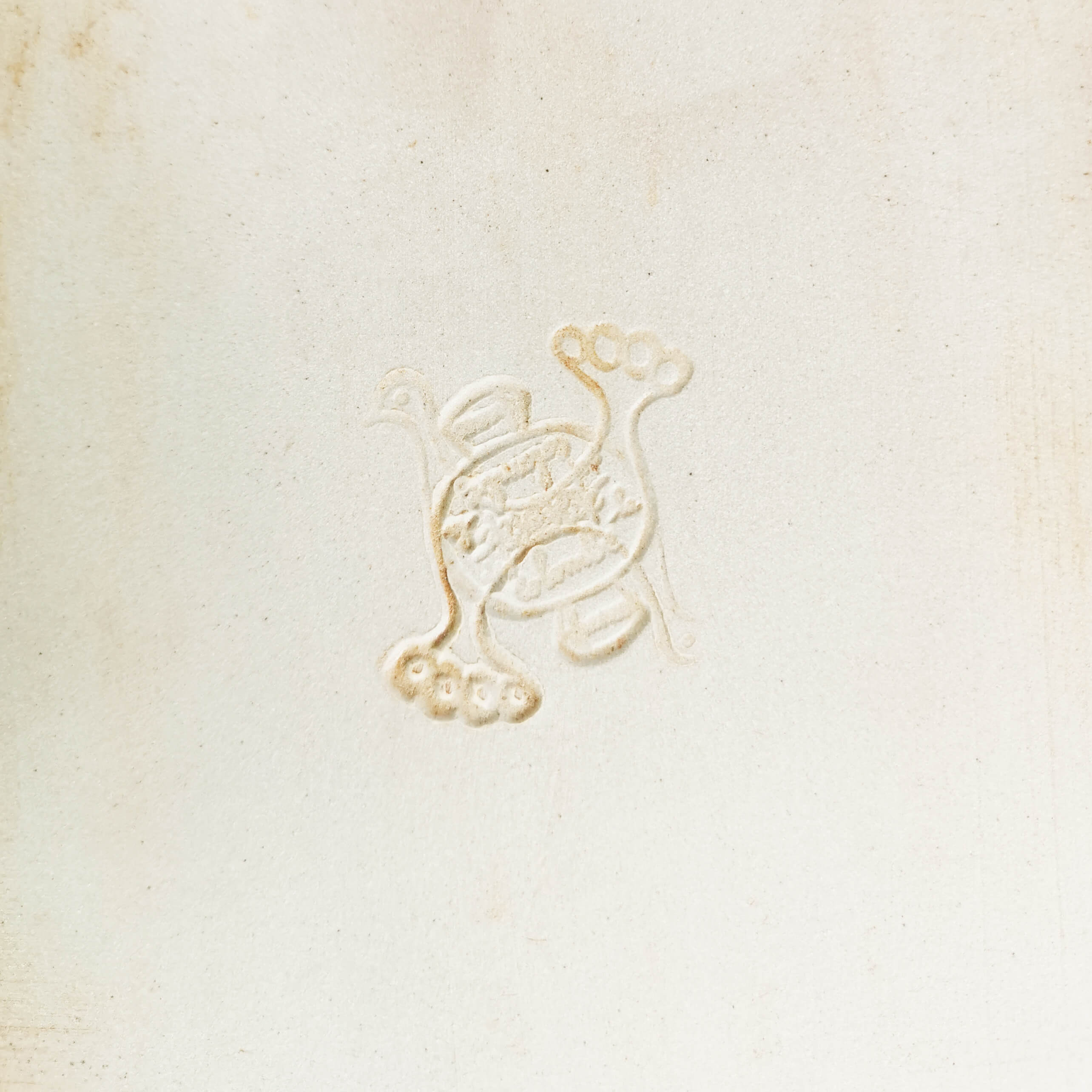 Plateau de céramique, Colombe, France, années 60