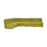Mid-century corduroy modular sofa, 70s