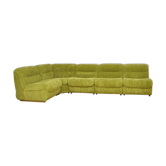 Mid-century corduroy modular sofa, 70s
