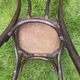Set of 8 mismatched bistro chairs