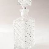 Rectangular crystal whiskey decanter