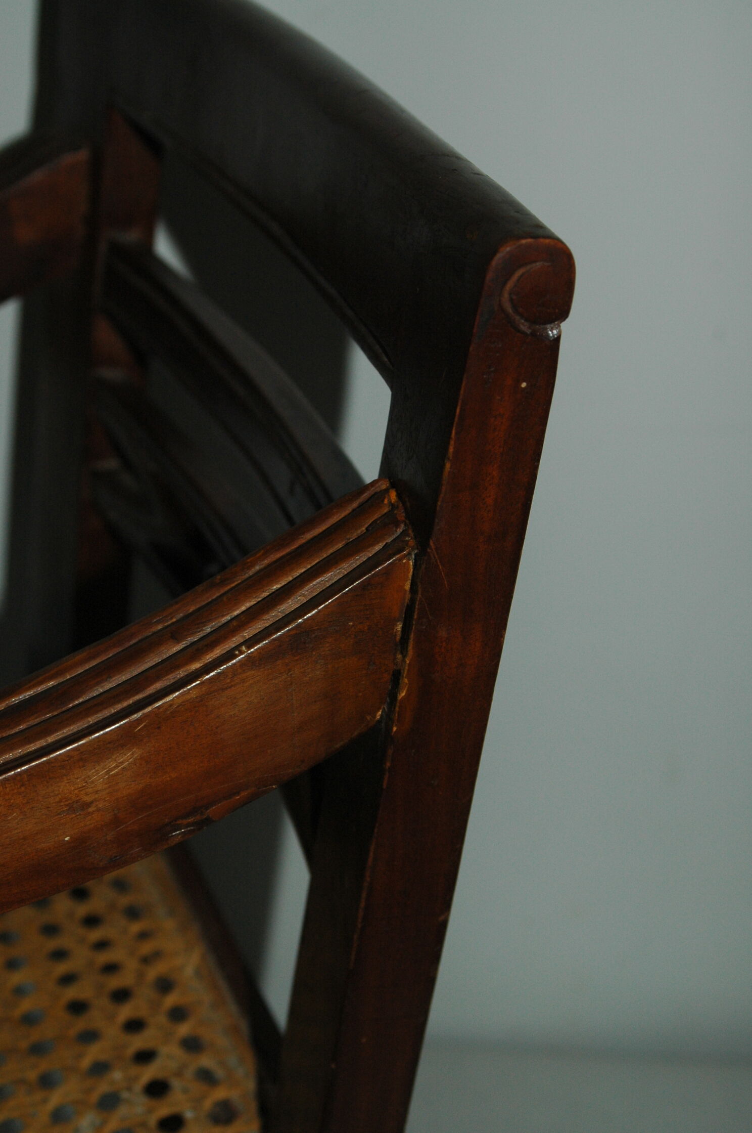 Children's armchair cannes ancient popular art style Napoleon III