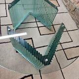 Italian glass coffee table 1970s