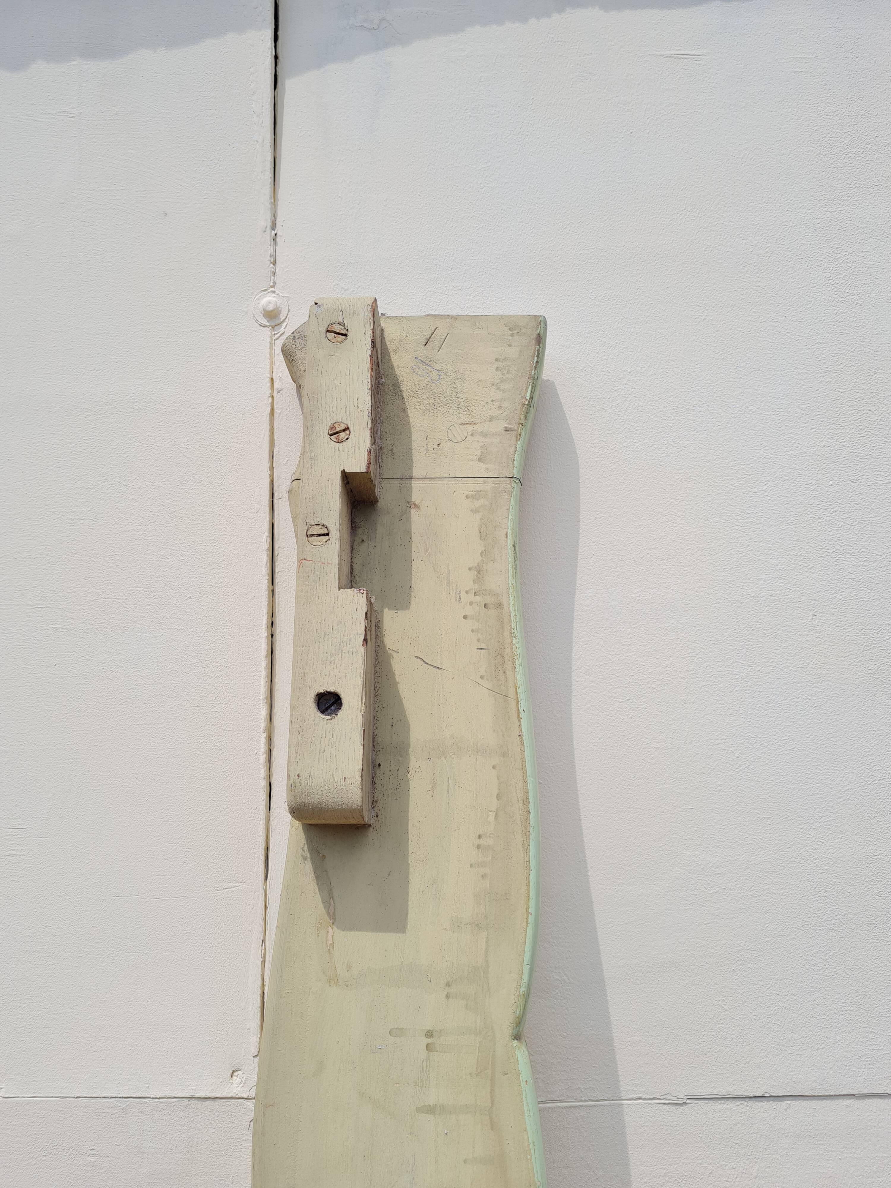 Louis XV style bed in lacquered and gilded wood