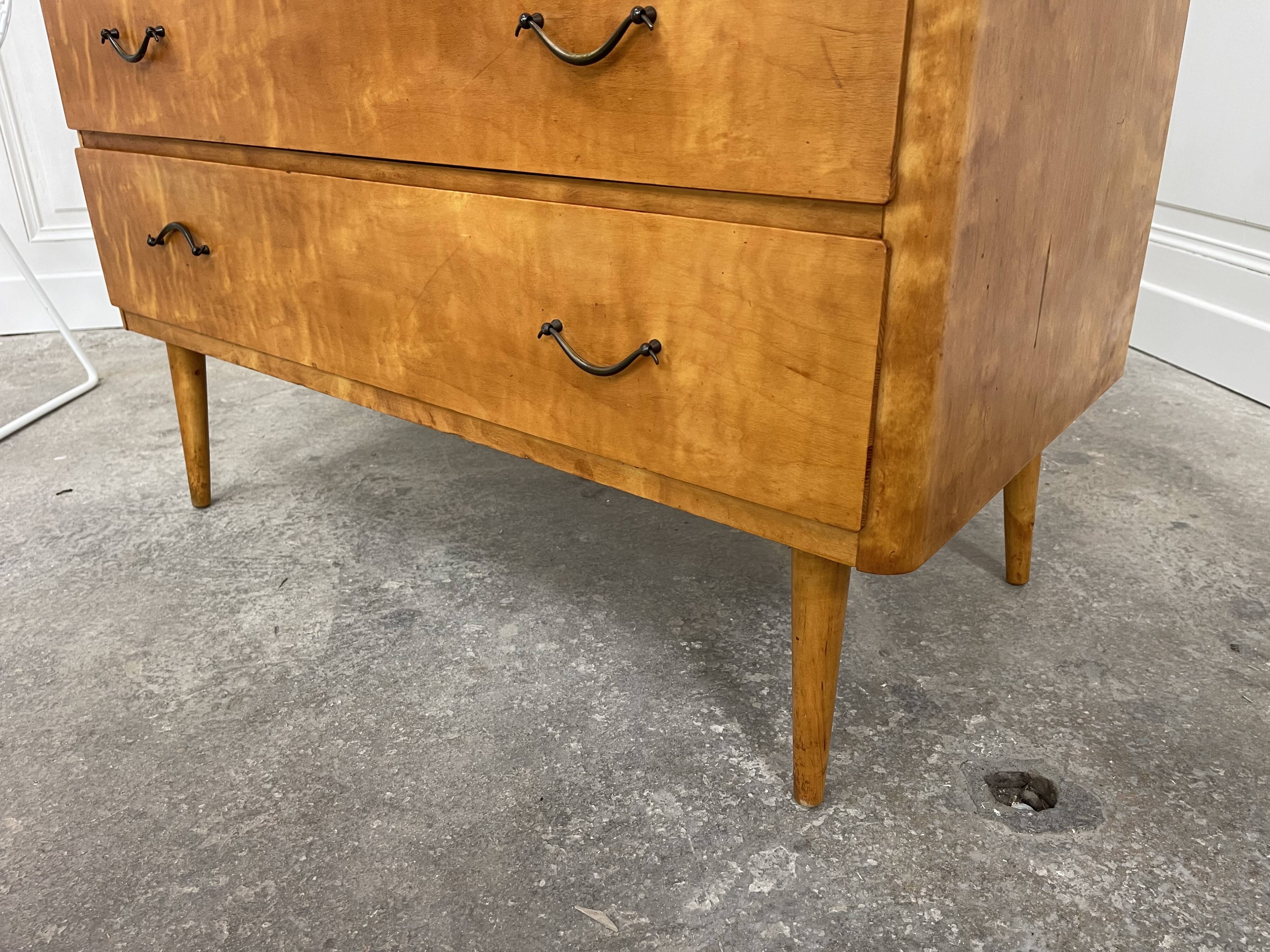 Small vintage Scandinavian chest of drawers