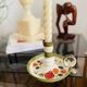 Ceramic cellar rat candle holder from the 70s