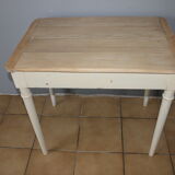 Farmhouse table 2 drawers 1950