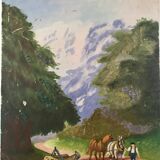 Painting on panel