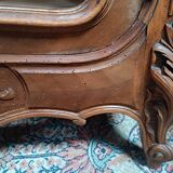 Rococo library in walnut