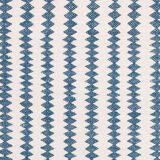 Tapis kilim berbere ecru avec losanges bleus 280 x 70 cm