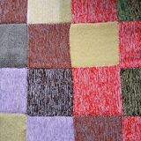 Plaid patchwork hand-knitted