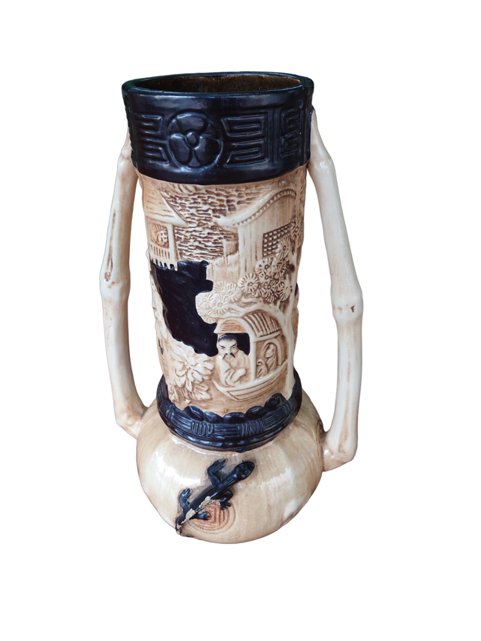 Vase en poterie d'art Bretby
