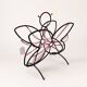 Butterfly magazine rack in metal wire, 1950s-60s