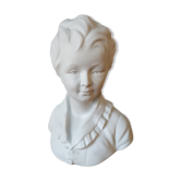 Limoges porcelain biscuit bust