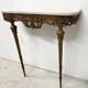 Console de style Louis XVI en bronze ciselé XX siècle