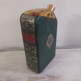 Thick amber glass bottle