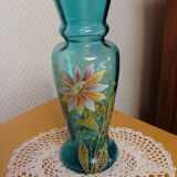 Legras vase with dahlia