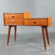 Teak Entrance Cabinet 3 Drawers By Talgø, Scandinavian Mid-Century 1960s