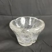 Daum bubble glass vase
