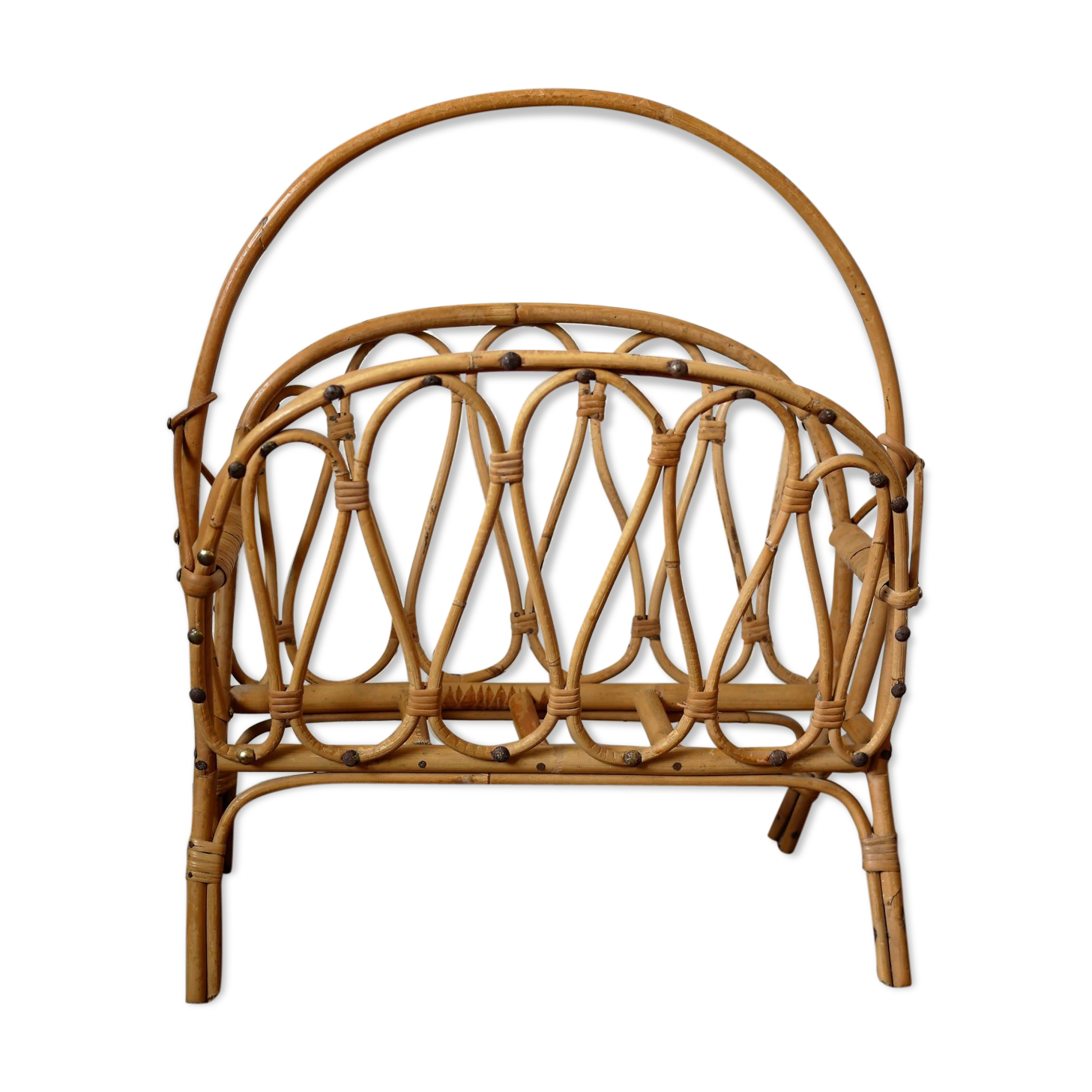 Magazine rack wicker