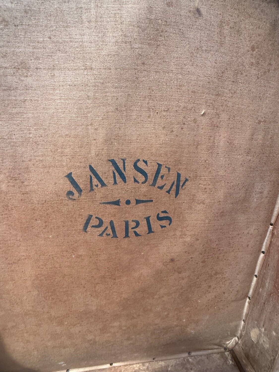 Fauteuil - Bergère à oreilles style Louis XVI "JANSEN"