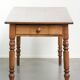 Antique French cherry wood dining table from the 19th century