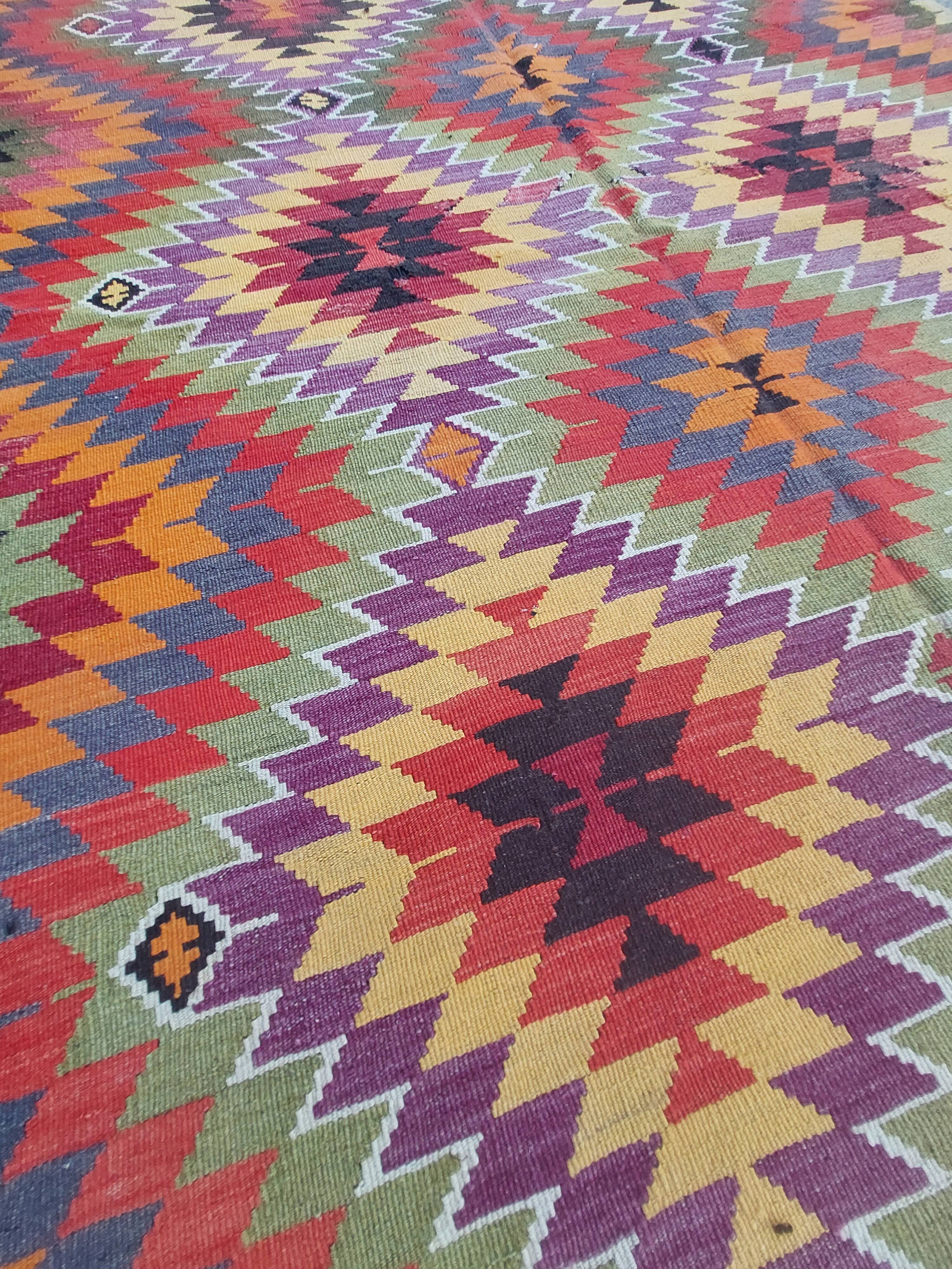 Turkish Kilim Rug,302x177 cm,myk-1650.