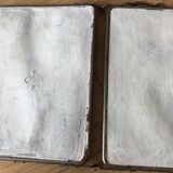 Triptych barber mirror - 68x28cm